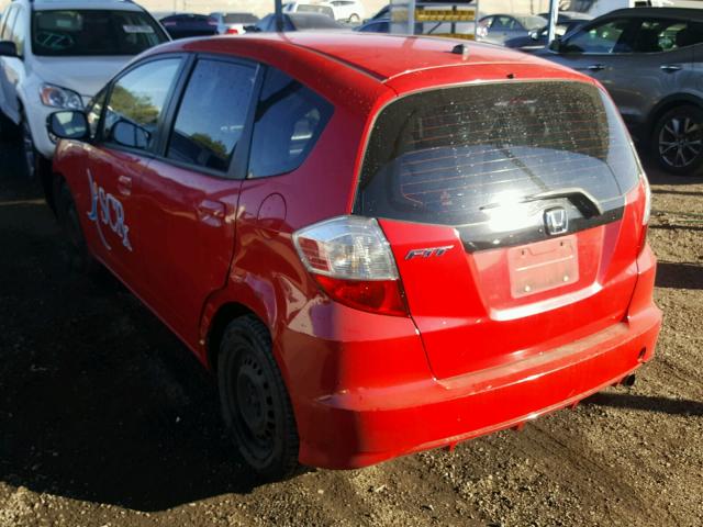 JHMGE8H3XDC043440 - 2013 HONDA FIT RED photo 3