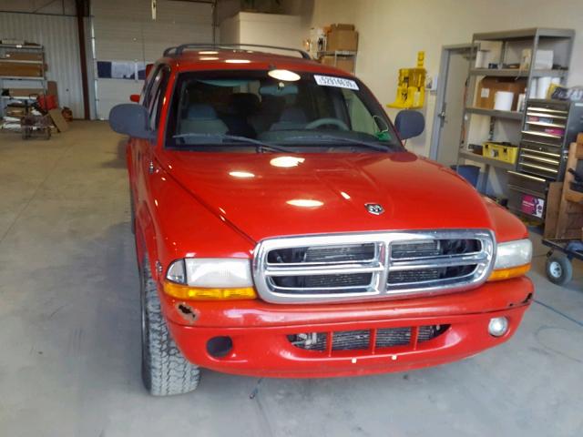 1B4HS28Z0YF250355 - 2000 DODGE DURANGO RED photo 9