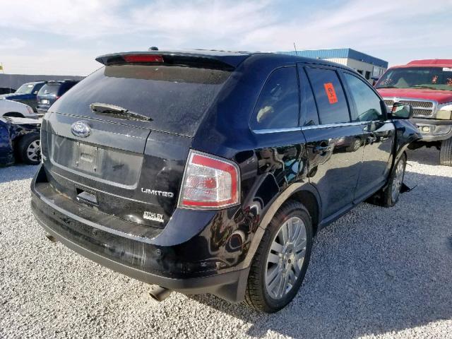 2FMDK39C08BB23328 - 2008 FORD EDGE LIMIT BLACK photo 4