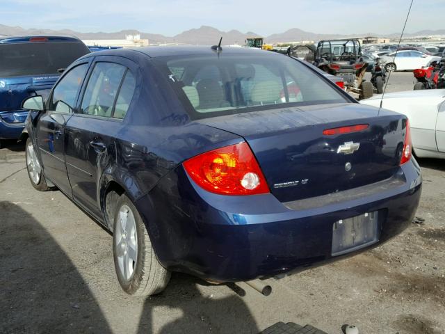 1G1AL58F987227944 - 2008 CHEVROLET COBALT LT BLUE photo 3