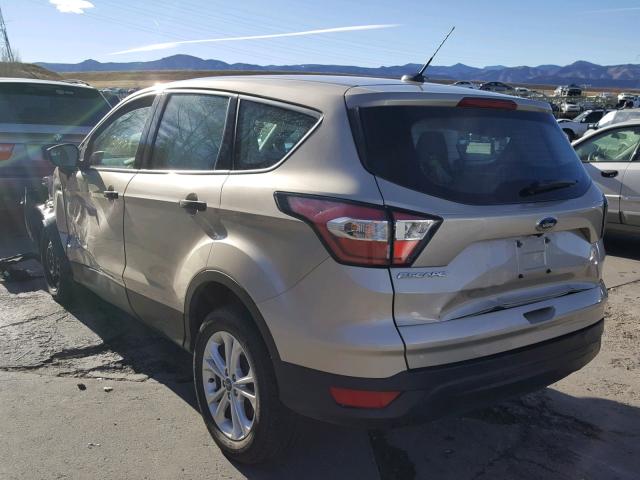 1FMCU0F7XHUD87114 - 2017 FORD ESCAPE S GOLD photo 3