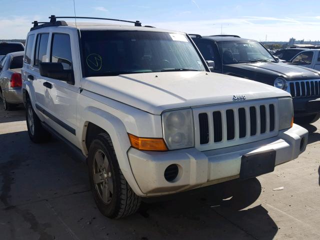 1J8HH48N36C314194 - 2006 JEEP COMMANDER WHITE photo 1