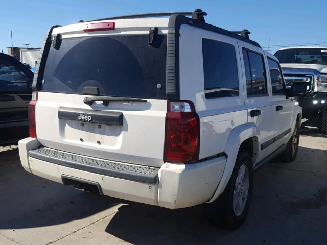 1J8HH48N36C314194 - 2006 JEEP COMMANDER WHITE photo 4
