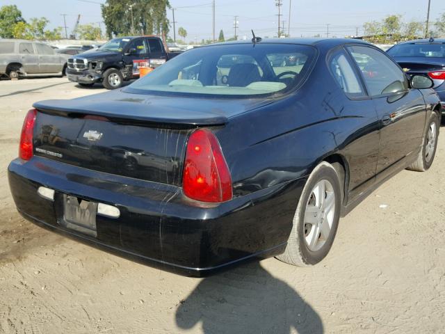 2G1WJ15K369276302 - 2006 CHEVROLET MONTE CARL BLACK photo 4