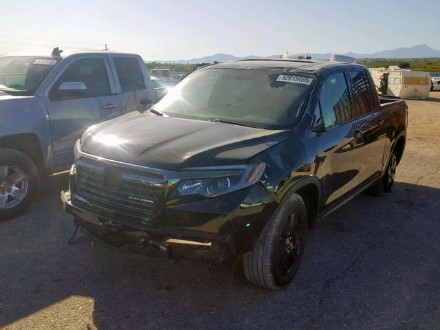 5FPYK3F89HB039430 - 2017 HONDA RIDGELINE BLACK photo 2