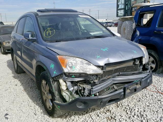 JHLRE38718C033064 - 2008 HONDA CR-V EXL BLUE photo 1