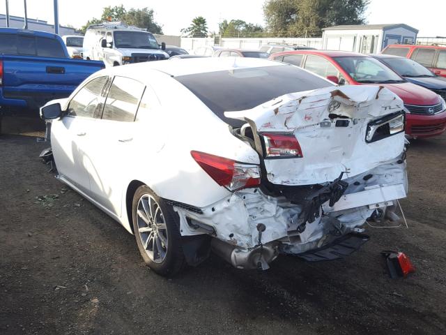 19UUB1F3XJA003181 - 2018 ACURA TLX WHITE photo 3