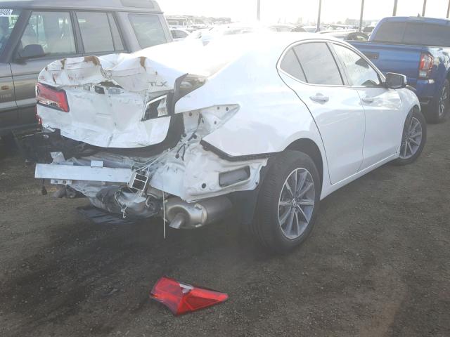 19UUB1F3XJA003181 - 2018 ACURA TLX WHITE photo 4