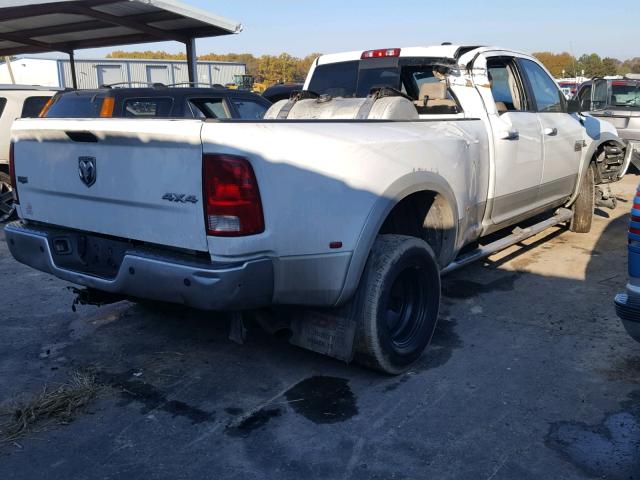 3D73Y4CL3AG140047 - 2010 DODGE RAM 3500 WHITE photo 4