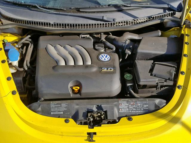 3VWCK21C92M457480 - 2002 VOLKSWAGEN NEW BEETLE 黄色 照片 7