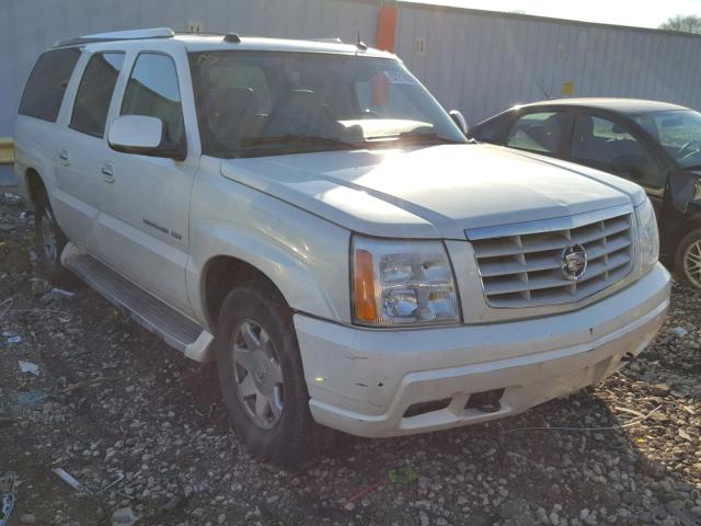 3GYFK66N55G247943 - 2005 CADILLAC ESCALADE E WHITE photo 1