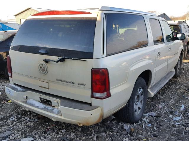 3GYFK66N55G247943 - 2005 CADILLAC ESCALADE E WHITE photo 4