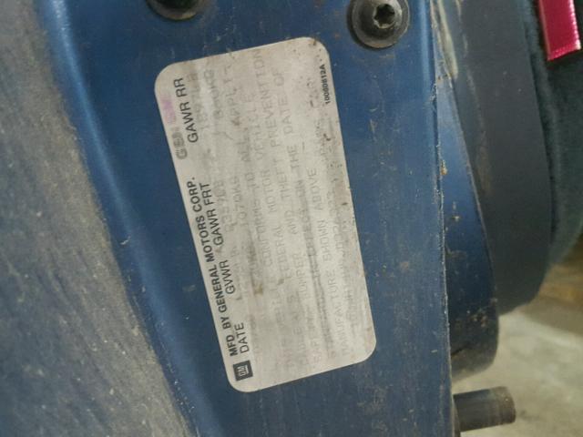 1G3WH14W9JD326333 - 1988 OLDSMOBILE CUTLASS SU BLUE photo 10