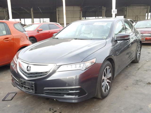 19UUB1F55GA011568 - 2016 ACURA TLX TECH GRAY photo 2