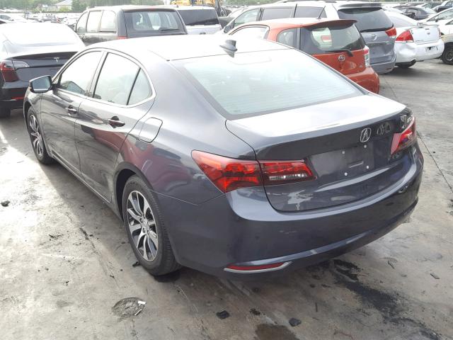 19UUB1F55GA011568 - 2016 ACURA TLX TECH GRAY photo 3