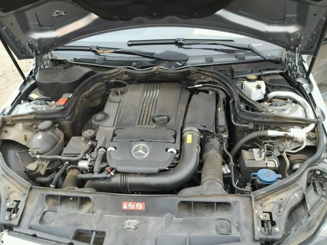 WDDGF4HB9DR263198 - 2013 MERCEDES-BENZ C 250 GRAY photo 7