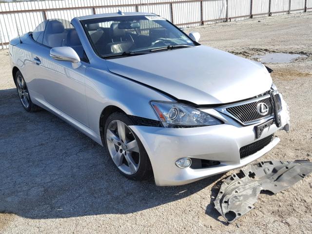 JTHFE2C2XA2501549 - 2010 LEXUS IS 350 SILVER photo 1