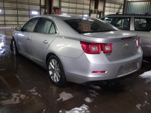 1G11H5SA4DF169336 - 2013 CHEVROLET MALIBU LTZ ვერცხლისფერი ფოტო 3
