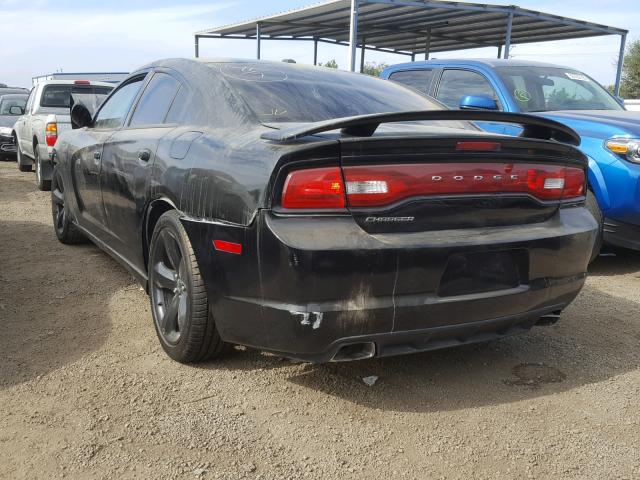 2C3CDXHG4CH244945 - 2012 DODGE CHARGER SX BLACK photo 3