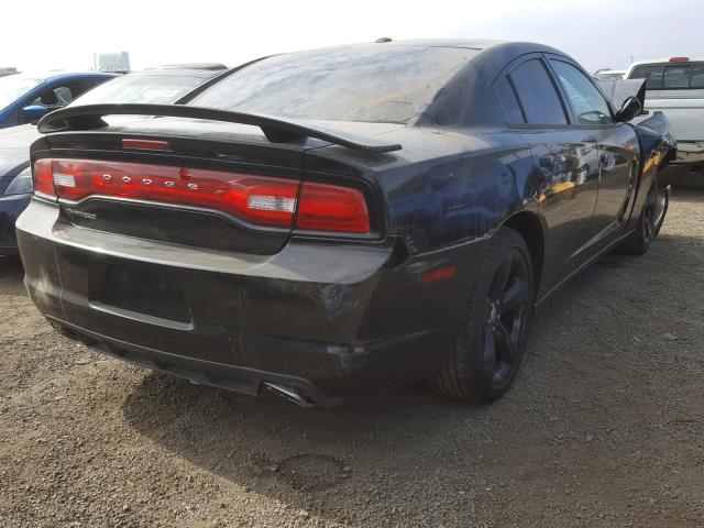 2C3CDXHG4CH244945 - 2012 DODGE CHARGER SX BLACK photo 4