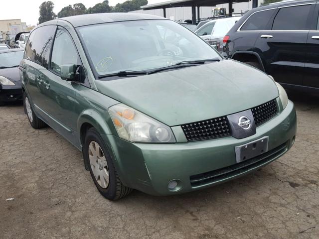 5N1BV28U14N330912 - 2004 NISSAN QUEST S GREEN photo 1