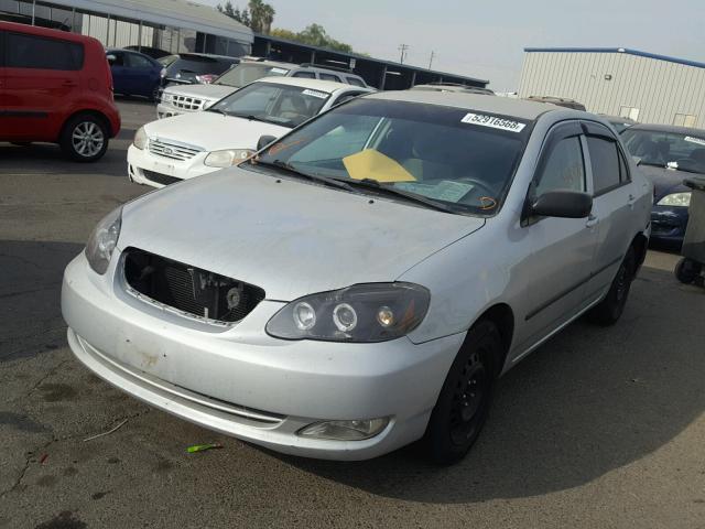 1NXBR32E66Z643068 - 2006 TOYOTA COROLLA CE SILVER photo 2