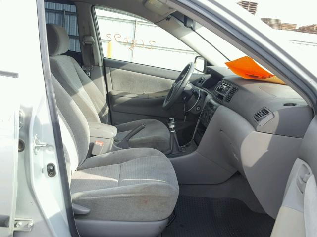 1NXBR32E66Z643068 - 2006 TOYOTA COROLLA CE SILVER photo 5