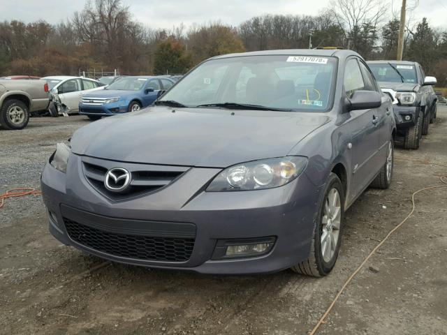 JM1BK324181839536 - 2008 MAZDA 3 S GRAY photo 2