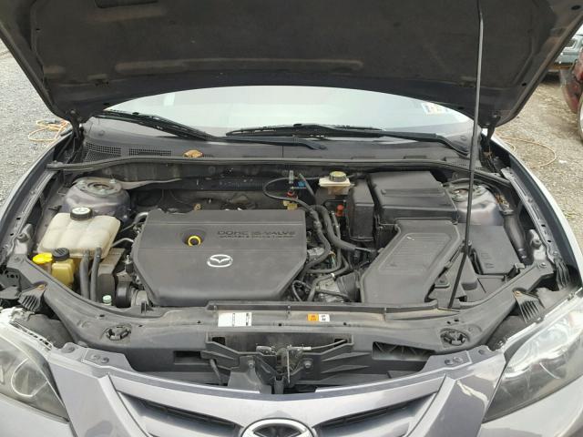 JM1BK324181839536 - 2008 MAZDA 3 S GRAY photo 7