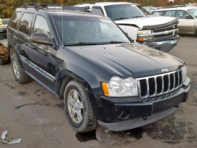 1J8HR48P07C683885 - 2007 JEEP GRAND CHER BLACK photo 1