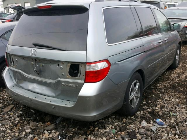 5FNRL388X5B042727 - 2005 HONDA ODYSSEY TO GRAY photo 4