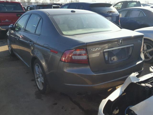 19UUA66298A021219 - 2008 ACURA TL GRAY photo 3