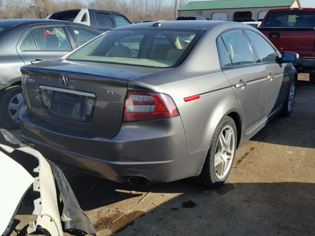 19UUA66298A021219 - 2008 ACURA TL GRAY photo 4