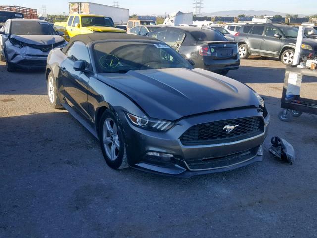 1FATP8EM5G5268709 - 2016 FORD MUSTANG CHARCOAL photo 1