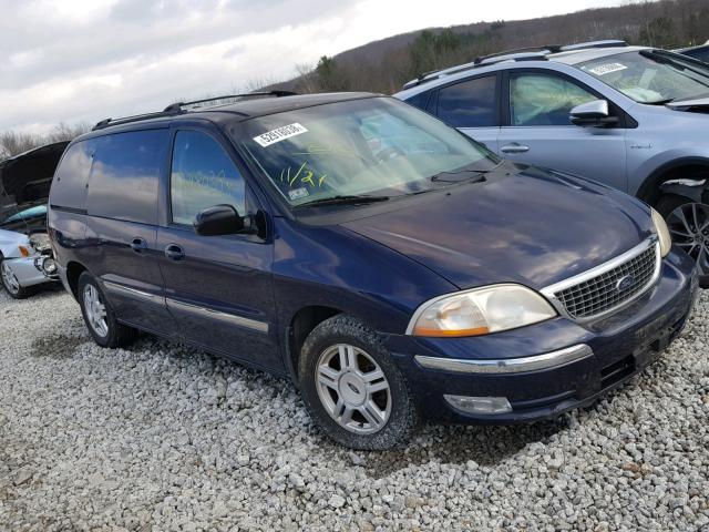 2FMDA52451BA32367 - 2001 FORD WINDSTAR S BLUE photo 1