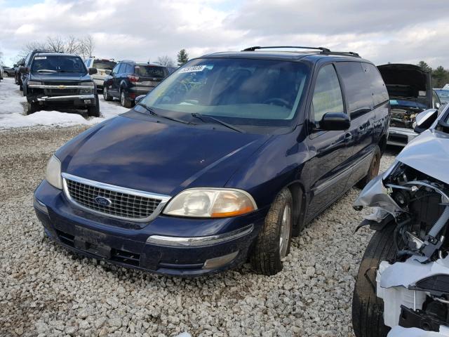 2FMDA52451BA32367 - 2001 FORD WINDSTAR S BLUE photo 2