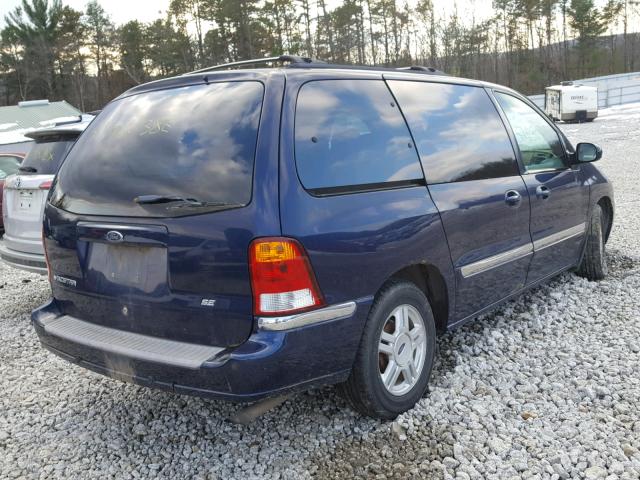 2FMDA52451BA32367 - 2001 FORD WINDSTAR S BLUE photo 4