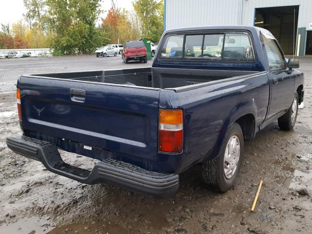 4TARN81A0NZ037059 - 1992 TOYOTA PICKUP BLUE photo 4