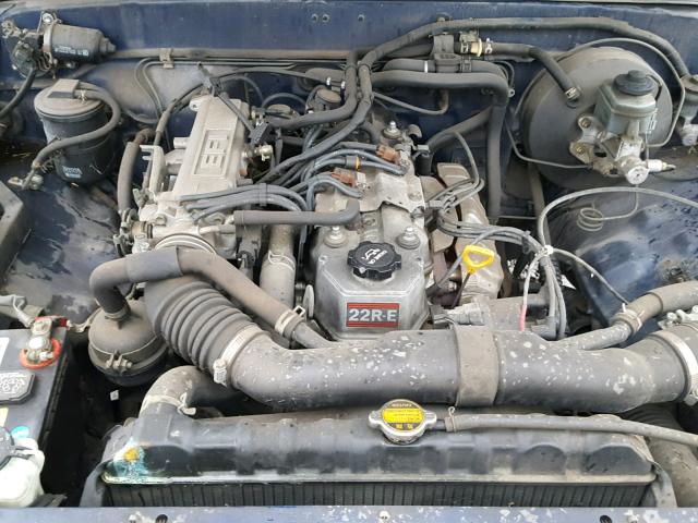 4TARN81A0NZ037059 - 1992 TOYOTA PICKUP BLUE photo 7