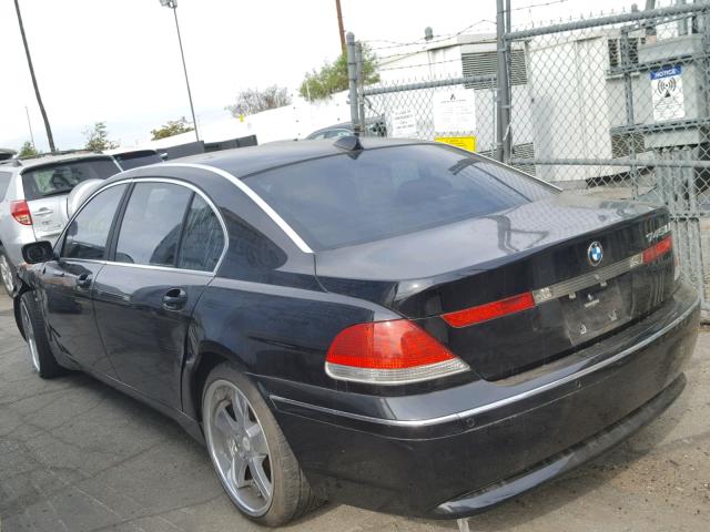 WBAGN63483DR19143 - 2003 BMW 745 LI BLACK photo 3