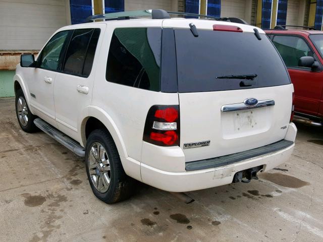 1FMEU75E27UA76003 - 2007 FORD EXPLORER L WHITE photo 3