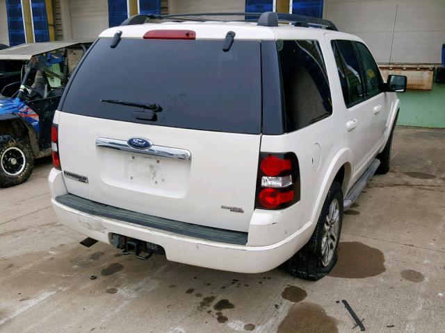 1FMEU75E27UA76003 - 2007 FORD EXPLORER L WHITE photo 4