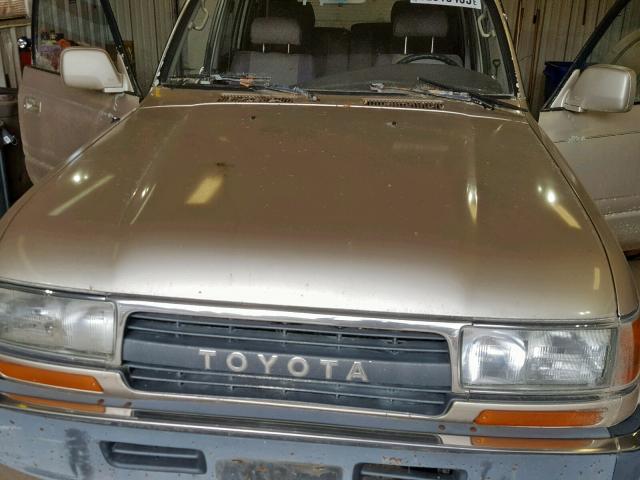 JT3FJ80W1M0026126 - 1991 TOYOTA LAND CRUIS GOLD photo 7