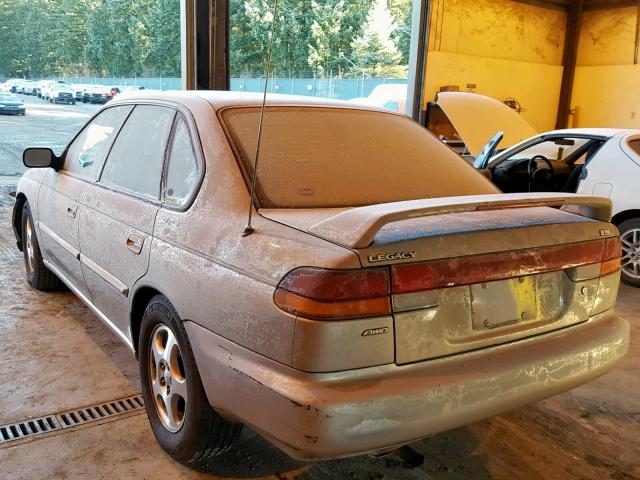 4S3BD4352X7258243 - 1999 SUBARU LEGACY L TAN photo 3