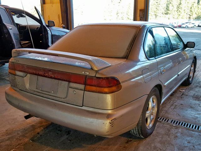 4S3BD4352X7258243 - 1999 SUBARU LEGACY L TAN photo 4