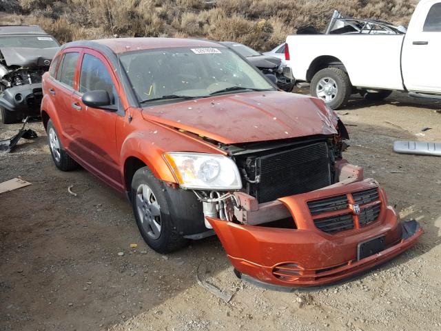 1B3HB28A69D161272 - 2009 DODGE CALIBER SE ORANGE photo 1