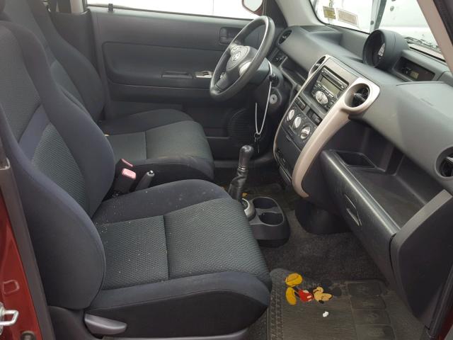 JTLKT334764111067 - 2006 TOYOTA SCION XB Қызыл фото 5