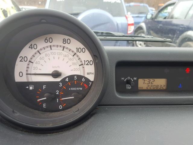 JTLKT334764111067 - 2006 TOYOTA SCION XB Қызыл фото 8