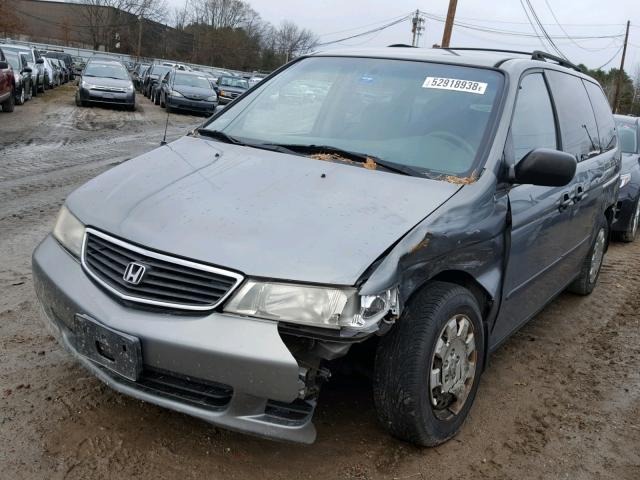 2HKRL185XYH612127 - 2000 HONDA ODYSSEY LX GRAY photo 2