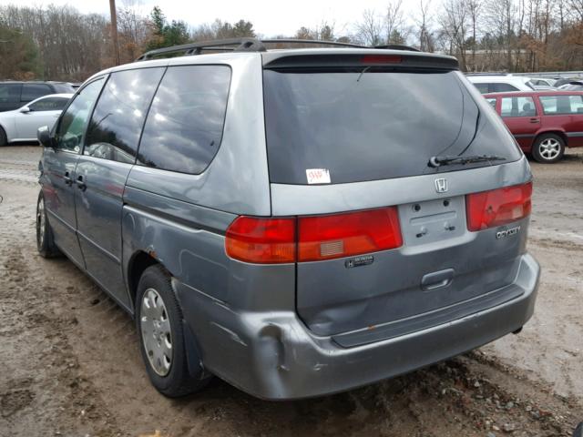 2HKRL185XYH612127 - 2000 HONDA ODYSSEY LX GRAY photo 3